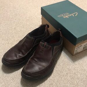Clarks Men's Brown Leather Shoes